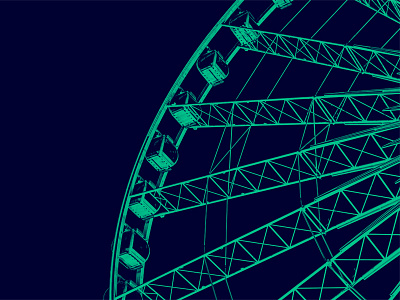 Duotone Ferris Wheel duotone ferris wheel