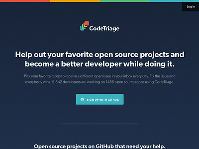 CodeTriage Homepage Hero hero index