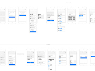 UX: Wireframes adobe ai blue illustrator ux wireframes wires