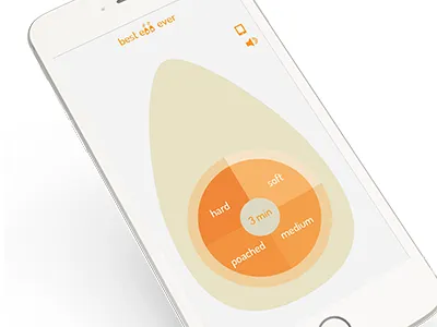 Egg App app cooking egg mobile ui ux