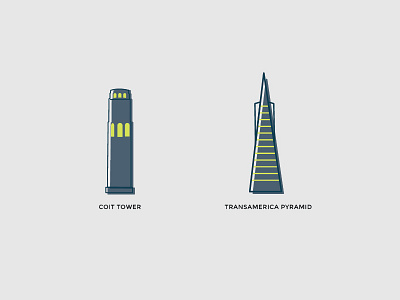 San Francisco Landmark icon iconography illustration landmark lines logo sf ui