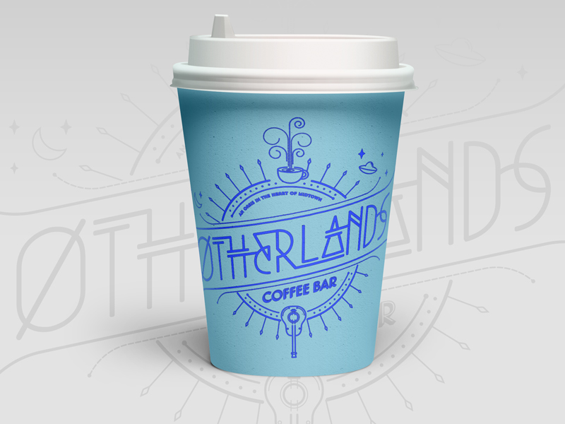 Otherlands Cup branding illustration