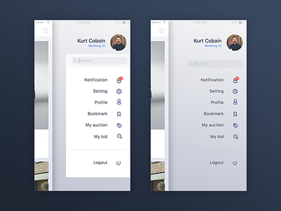 which one? ios ios9 menu mobile side bar ui ui design ux ux design