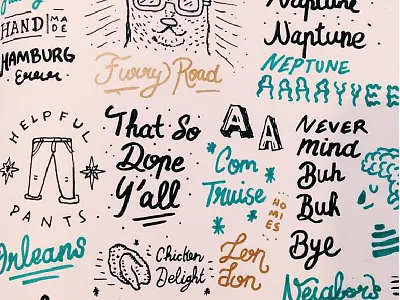 Sketchbookin' doodle drawing hand lettering illustration lettering marker sharpie sketch type typography