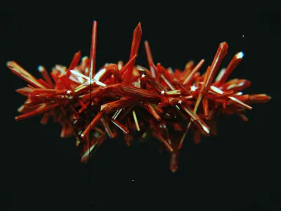 Crocoite 3d c4d cinema 4d crystal mineral mograph