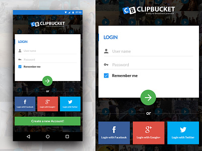 Login Screen android app login mobile ui ux