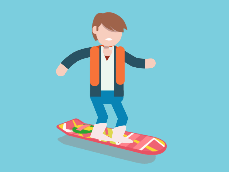 Back to work! back to the future fast gif hoverboard marty mcfly