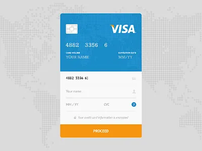 DailyUI #002 - Credit Card Checkout 002 checkout credit card daily design payment ui ux