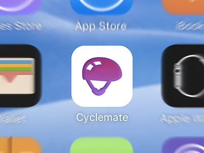 App Icon app icon cycling dailyui helmet ios sketch
