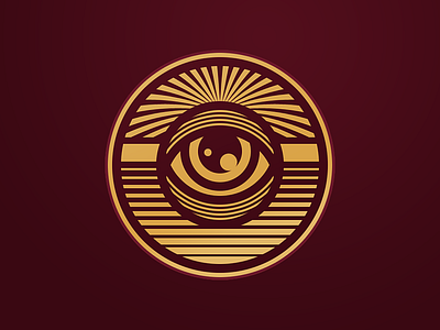 neweye. badge crest eye god providence symbol