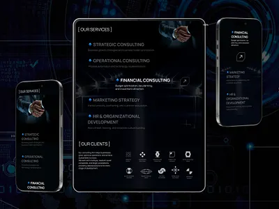 Web Design for Business: Consulting Firm Web Solution design figma ui uiux ux web design web site