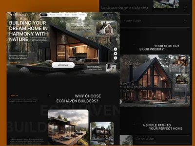 Web Design For Real Estate Agency design ui uiux web design