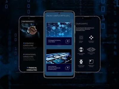Web Design for Business: Consulting Firm Web Solution design figma graphic design ui web design
