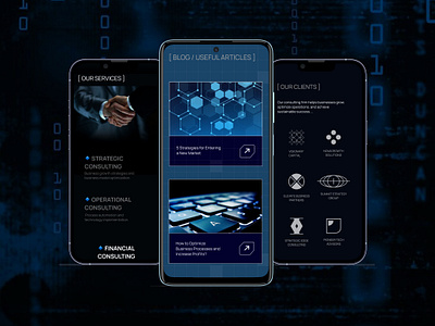 Web Design for Business: Consulting Firm Web Solution design figma graphic design ui web design
