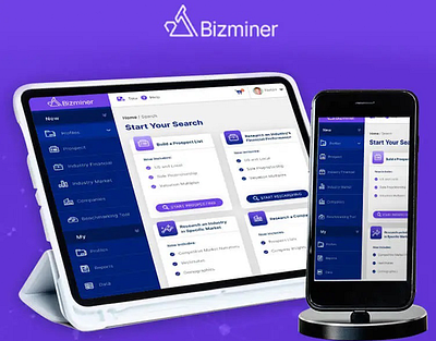 Bizminer adobe illustrator adobe photoshop figma ui