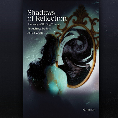 Shadows of Reflection - Book Cover book cover design graphic design illustration