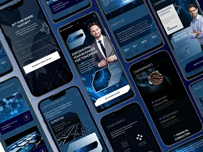 Web Design for Business: Consulting Firm Web Solution design figma graphic design ui uiux web design