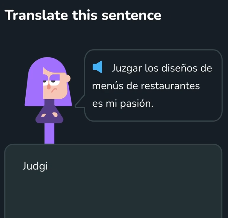 Animated Character | Lily Duolingo | Designer Humor 2d animation animation character design design duolingo graphic design illustration motion design motion graphics svg svg animation ui uiux user interface