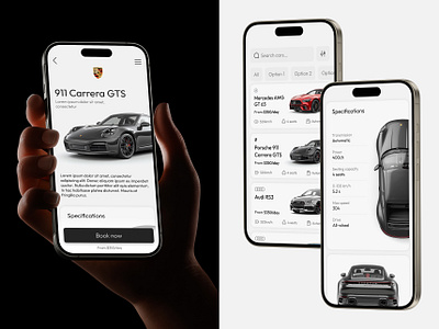 Car Rental Application car rent ui