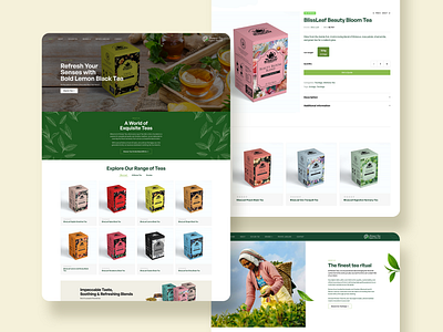 Website Design for a Tea Company in Sri Lanka brandnew designing development fusiontea srilanka tea teaexporter ui uiandux website websitedesign