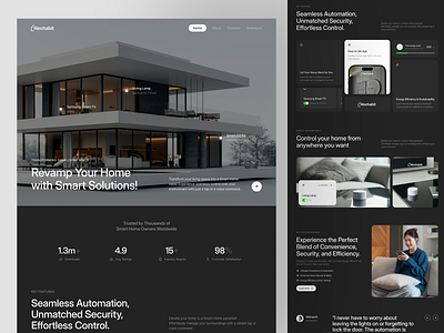 Smart Home, Smarter Experience – UI/UX for Home Automation ⚡🏡 3d animation branding contactforwork creativedesign designinspiration digitalinnovation graphic design homeautomation logo minimaldesign motion graphics productdesign smarthome smartliving techdesign ui uiuxdesign userexperience uxdesign