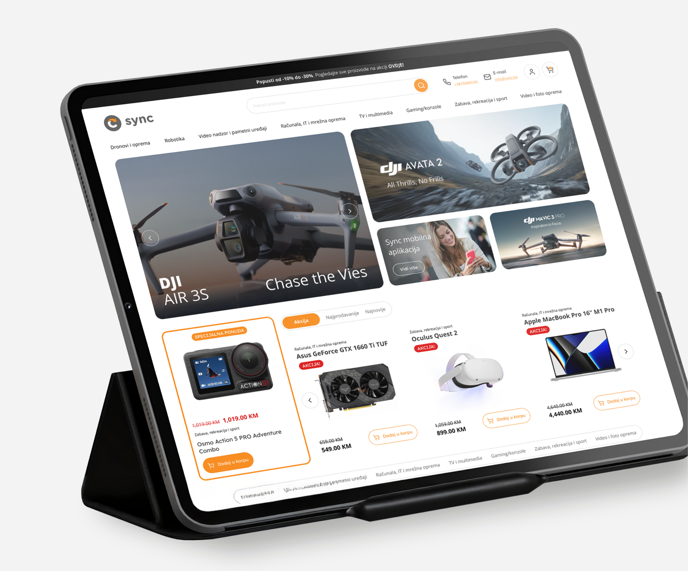 Example of Modern Webshop UX/UI Design