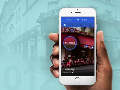 Day 12 - Translator 100 day challenge challenge dailyui design french google material minimal paris translator ui user interface