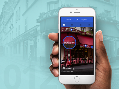 Day 12 - Translator 100 day challenge challenge dailyui design french google material minimal paris translator ui user interface