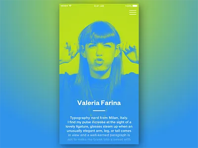 Daily UI #006: User Profile app colorful daily daily ui minimal profile ui user user profile