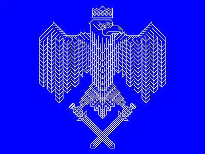 Power Eagle crown design eagle icon illustration mothef shirt threadless