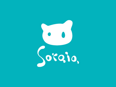 Soraia Logo art cat illustration ink liquid paint