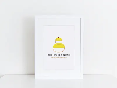 The Sweet Nuns Logo bakery french logo nuns sweet sweet nuns