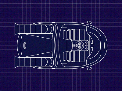 Google / Back to the Future back to the future blueprint bttf car delorean google illustration justin self driving technical drawing tran