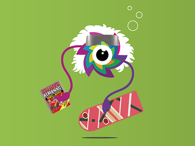 Happy Back To The Future Day! austin texas back to the future doc brown green heather white hoverboard logo sealab