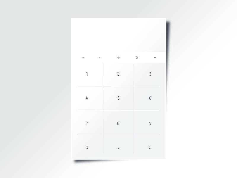 Daily UI - #004 Calculator 004 animation calculator challenge daily ui dailyui ui