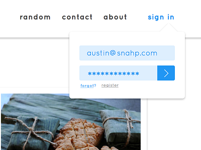 Sign-in/up 001 dailyui flat sign in ui website