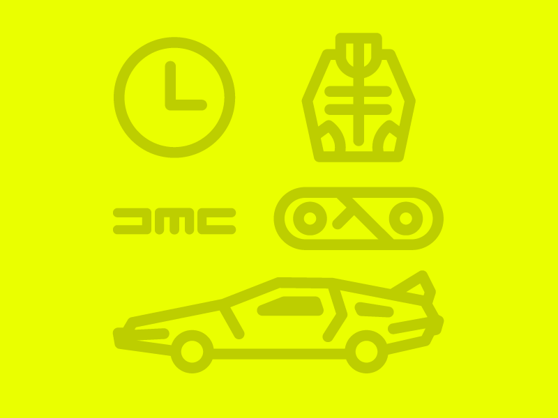 Back To The Future Illustrations back to the future btf delorean hoverboard illustration