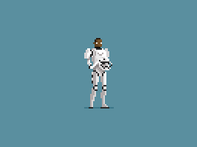 Finn force awakens pixel art star wars vii