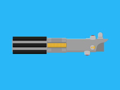 Luke Skywalker Lightsaber illustration lightsaber star wars