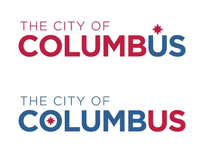Columbus Remix cbus city columbus compass rose flag ohio redesign