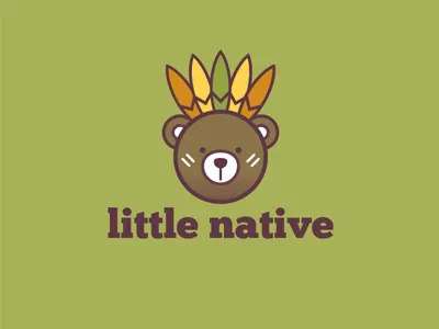 Little Native Logo design logo