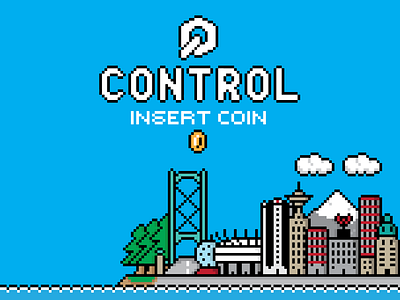 Control Office Mural V1 8bit arcade mural nes startup