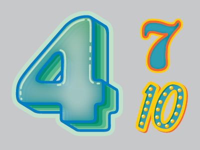 Numeros etsy gil kayo house industries pinterest retro superclarendon vintage