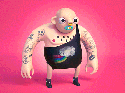 André "The Bleeder" Fourcart 💀🌟 3d animation cg character illustration maya render vray zbrush