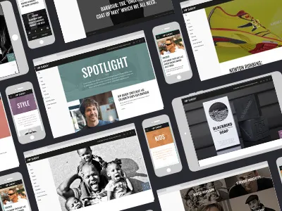 HipDaddy Responsive Design branding color palette design devices responsive design web design