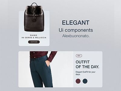 Elegant. Ui Kit uidesign uxdesign