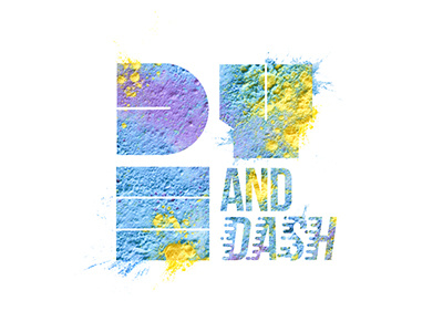 Dye And Dash benblanchard color color run design logo mark run school university