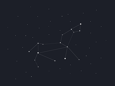 Constellation Illustration 100 day project 100 day project constellation illustration