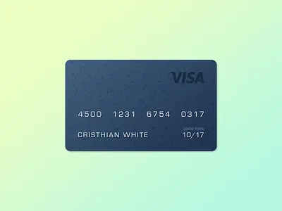 Credit Card card dailyui