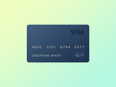 Credit Card card dailyui